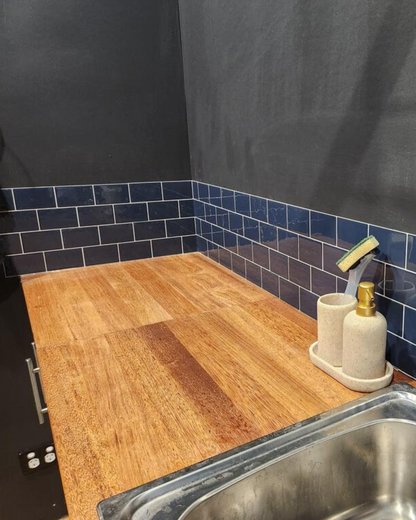 Subway Stick on Tile - Navy Blue