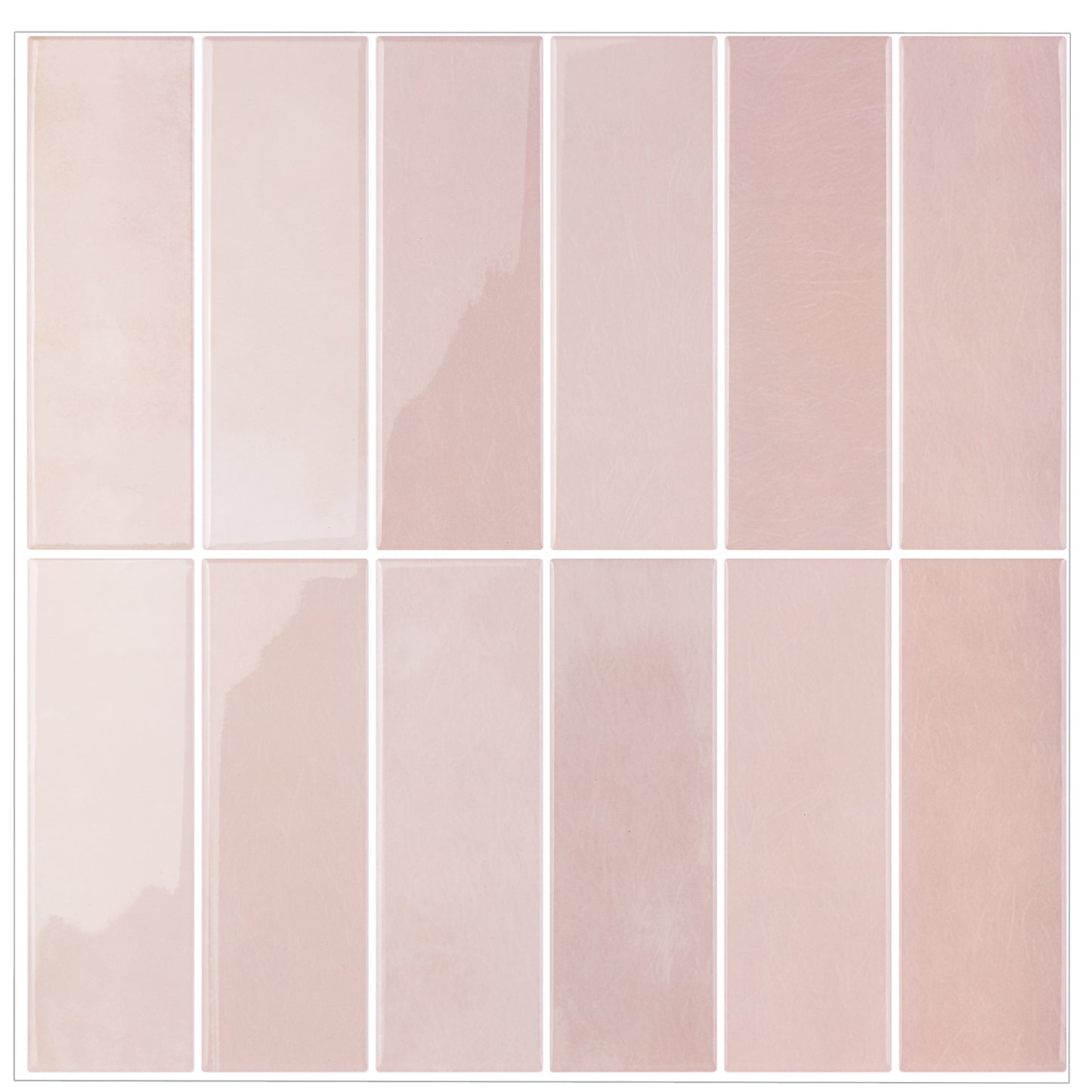 Large Kit Kat Stick on Tile - Dusty Pink