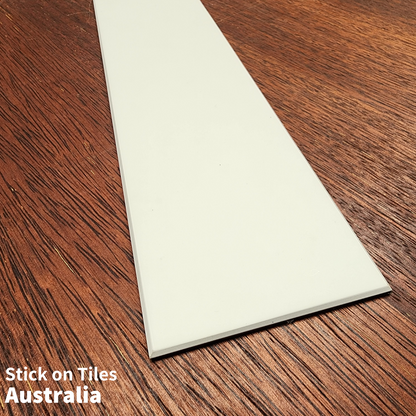 Long Subway Stick on Composite Tile - White