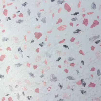 Vinyl Floor Stick on Tile - Soft Pink Terrazzo