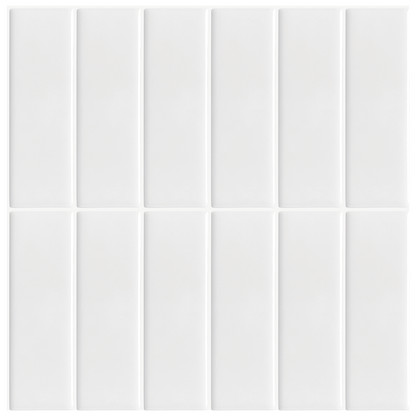 Large Kit Kat Stick on Tile - All White