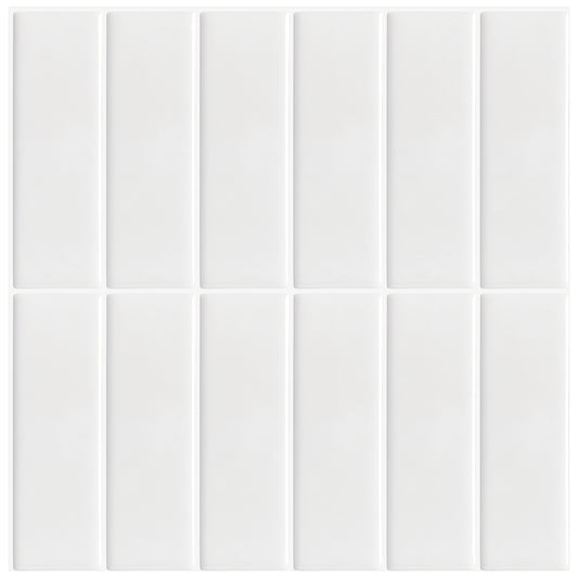 Large Kit Kat Stick on Tile - All White