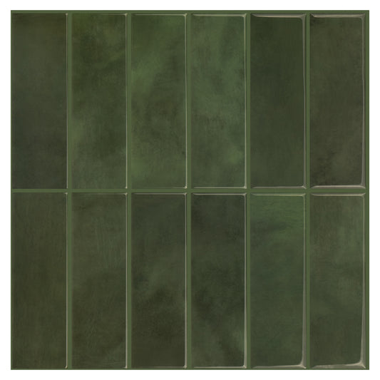 Large Kit Kat Stick on Tile - Dark Green