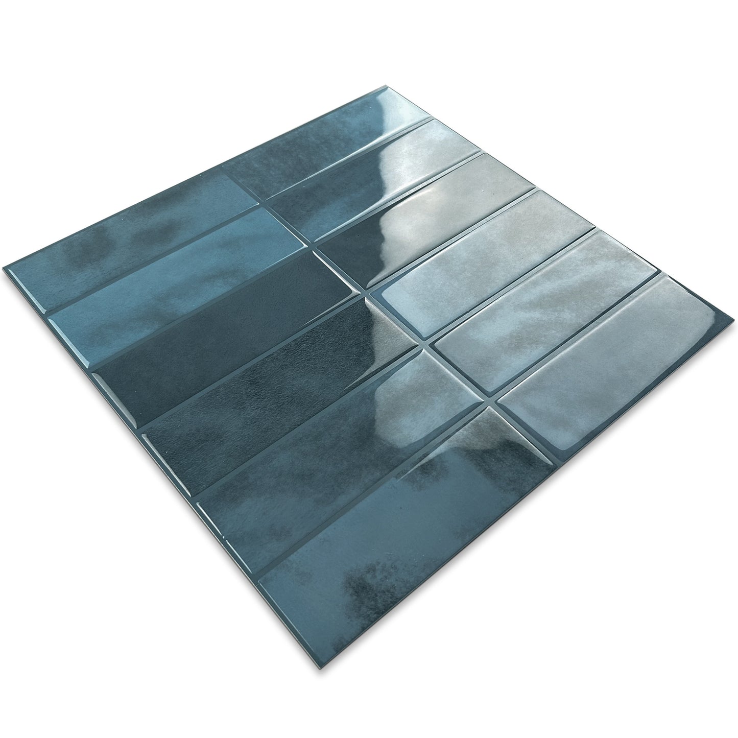 Large Kit Kat Stick on Tile - Dark Blue