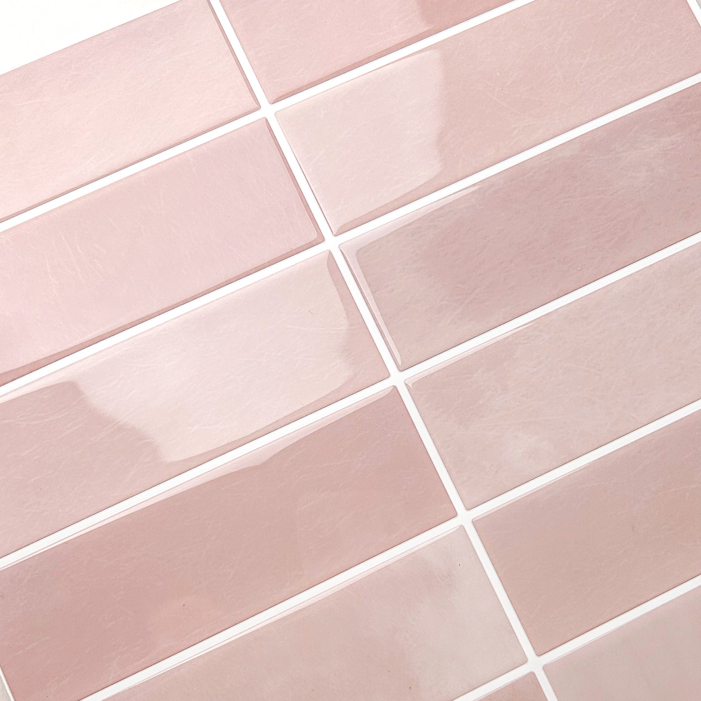 Large Kit Kat Stick on Tile - Dusty Pink