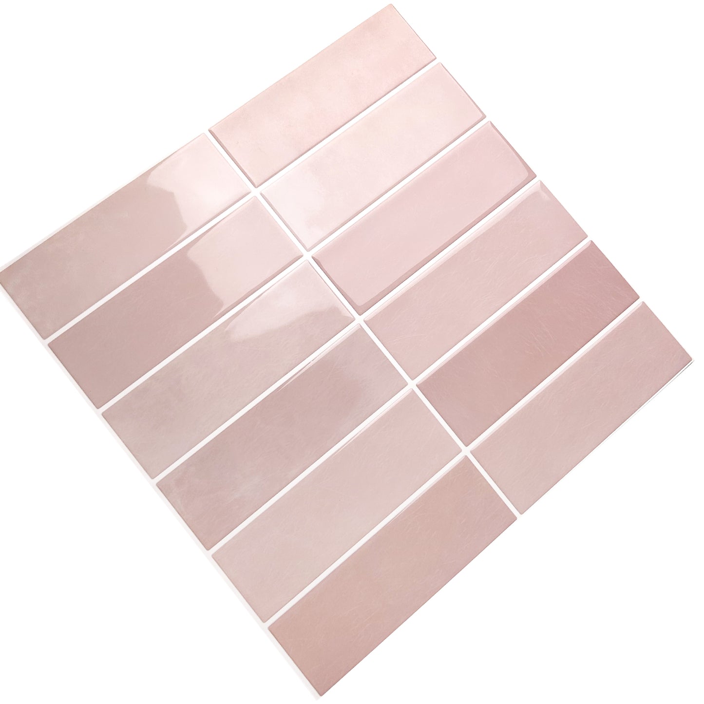 Large Kit Kat Stick on Tile - Dusty Pink