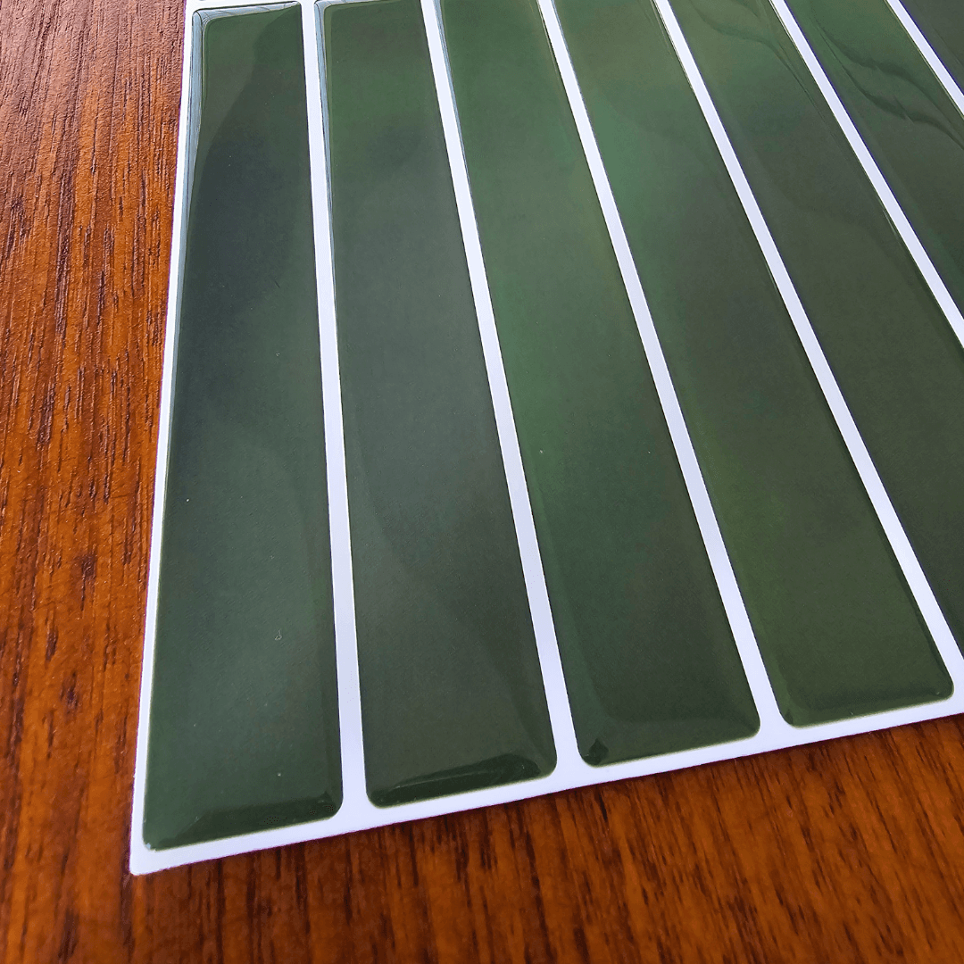 Kit Kat Stick on Tile - Moss Green