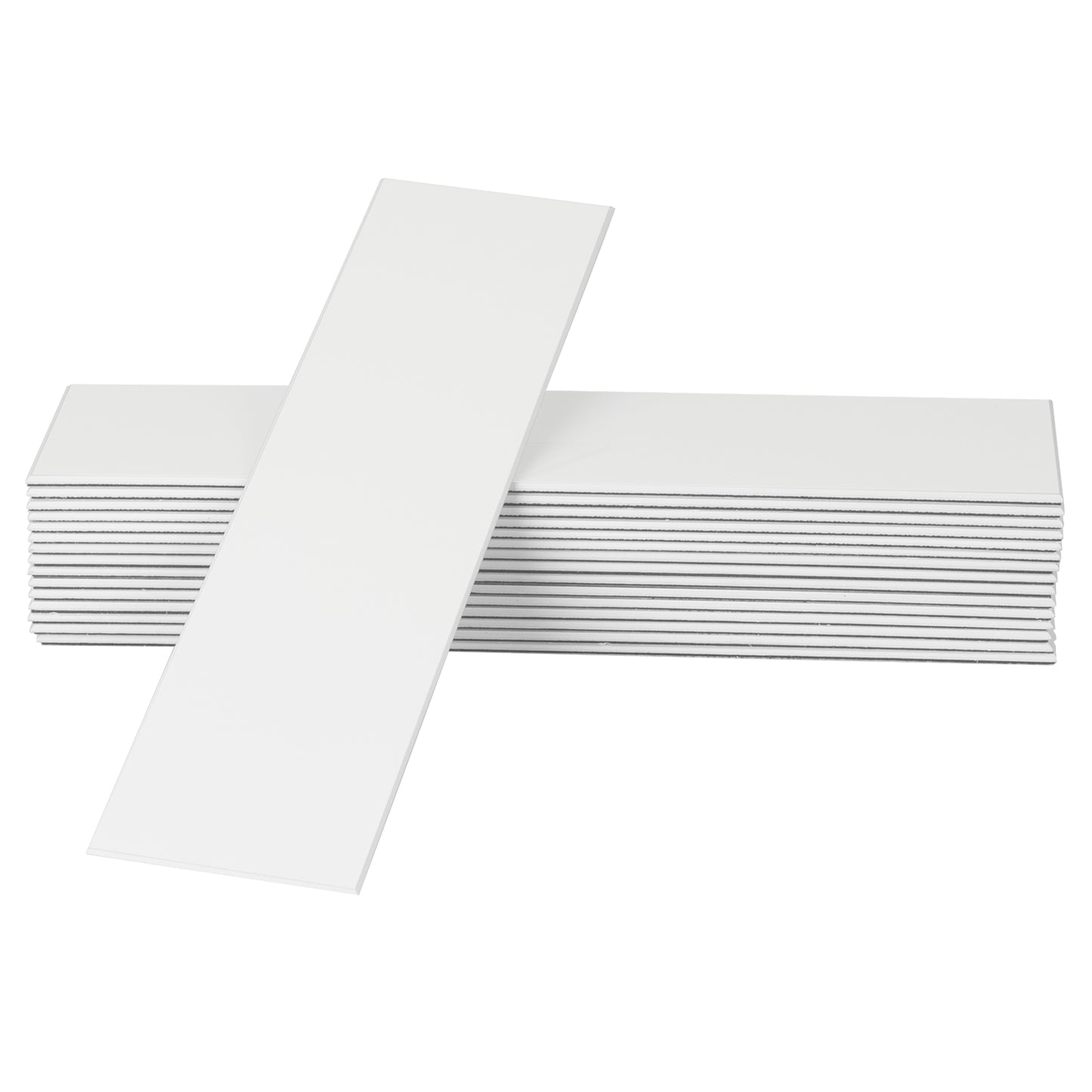 Long Subway Stick on Composite Tile - White