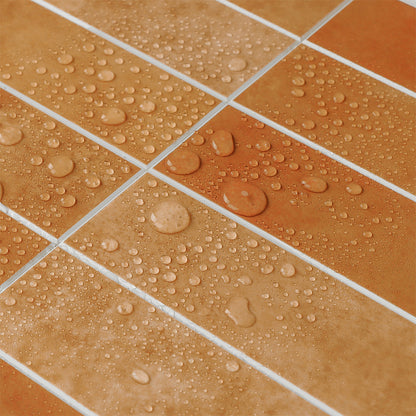 Large Kit Kat Stick on Composite Tile - Orange Marble