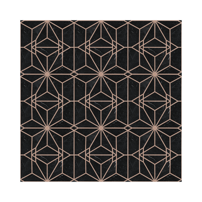 Vinyl Floor Stick on Tile - Dark Geometric