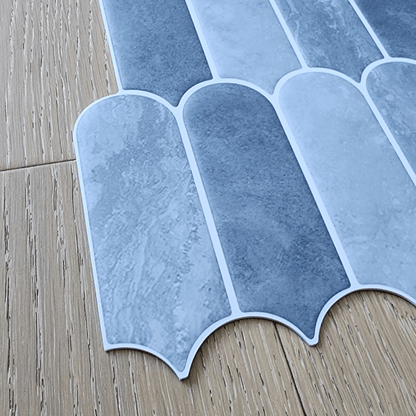 Feather Stick on Tile - Matte Grey Marble - Stick on Tiles AustraliaStick on Tiles Australia
