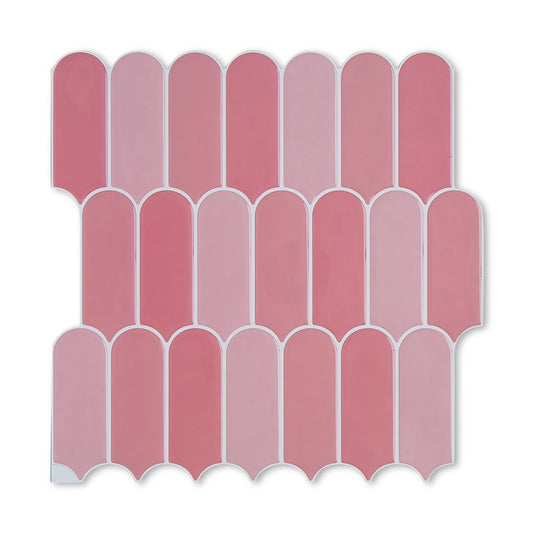 Feather Stick on Tile - Pink - Stick on Tiles AustraliaStick on Tiles Australia