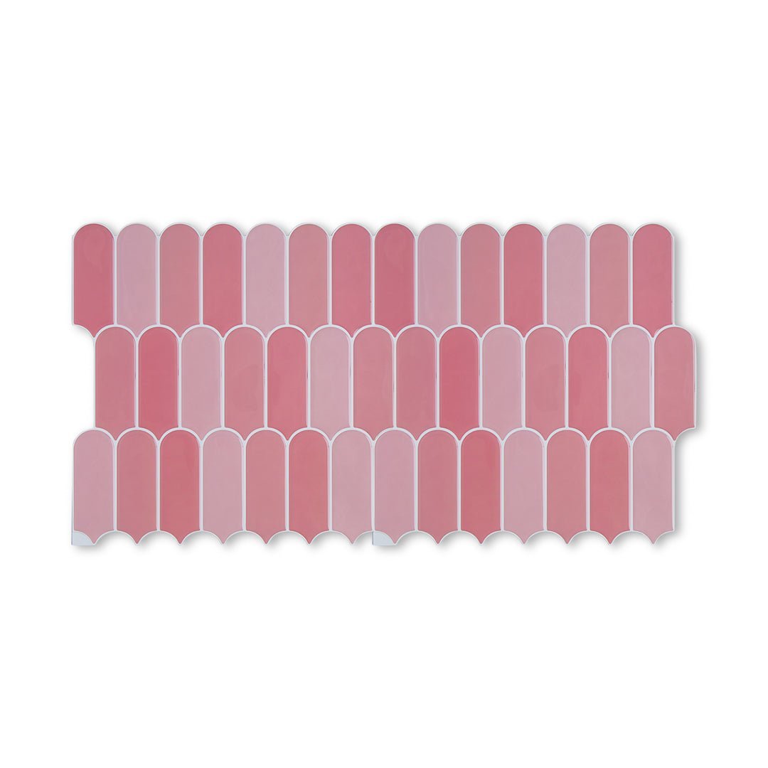 Feather Stick on Tile - Pink - Stick on Tiles AustraliaStick on Tiles Australia