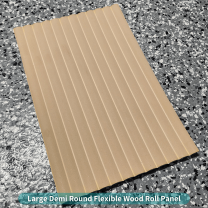 Flexible Wood Roll Panels - Large Demi Round - Stick on Tiles AustraliaStick on Tiles Australia