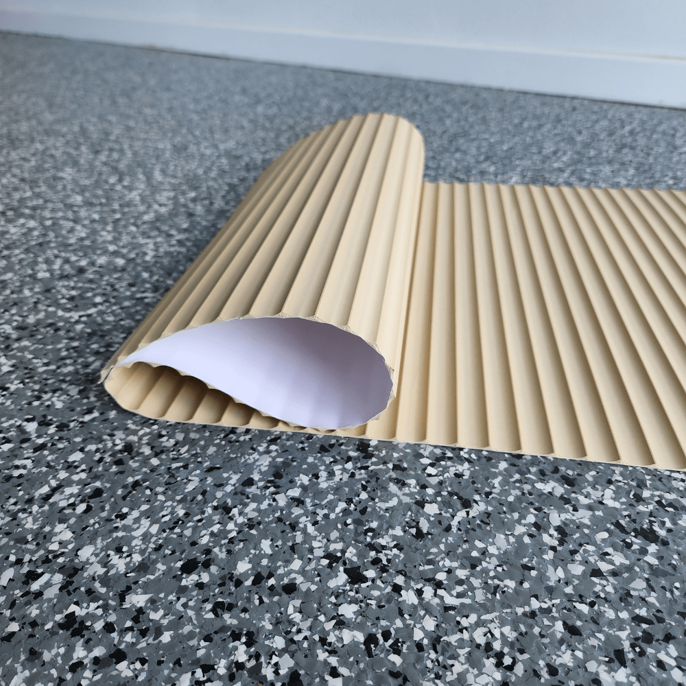 Flexible Wood Roll Panels - Scallop - Stick on Tiles AustraliaStick on Tiles Australia