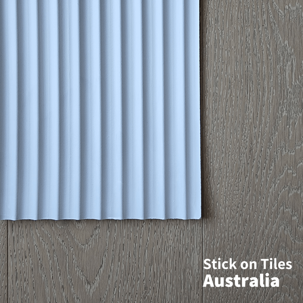 Flexible Wood Roll Panels - Scallop - Stick on Tiles AustraliaStick on Tiles Australia