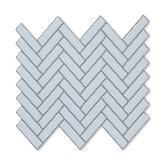 Herringbone Stick on Tile - White - Stick on Tiles AustraliaStick on Tiles Australia