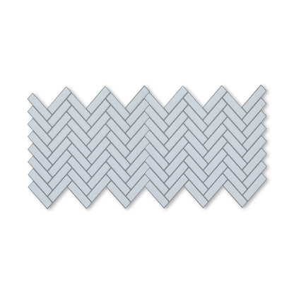 Herringbone Stick on Tile - White - Stick on Tiles AustraliaStick on Tiles Australia