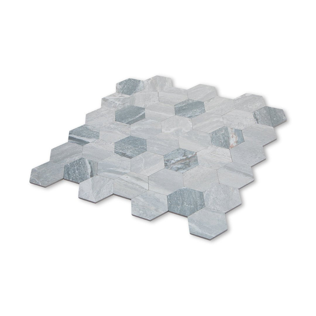 Hexagon Stick on Composite Tile - Stone - Stick on Tiles AustraliaStick on Tiles Australia