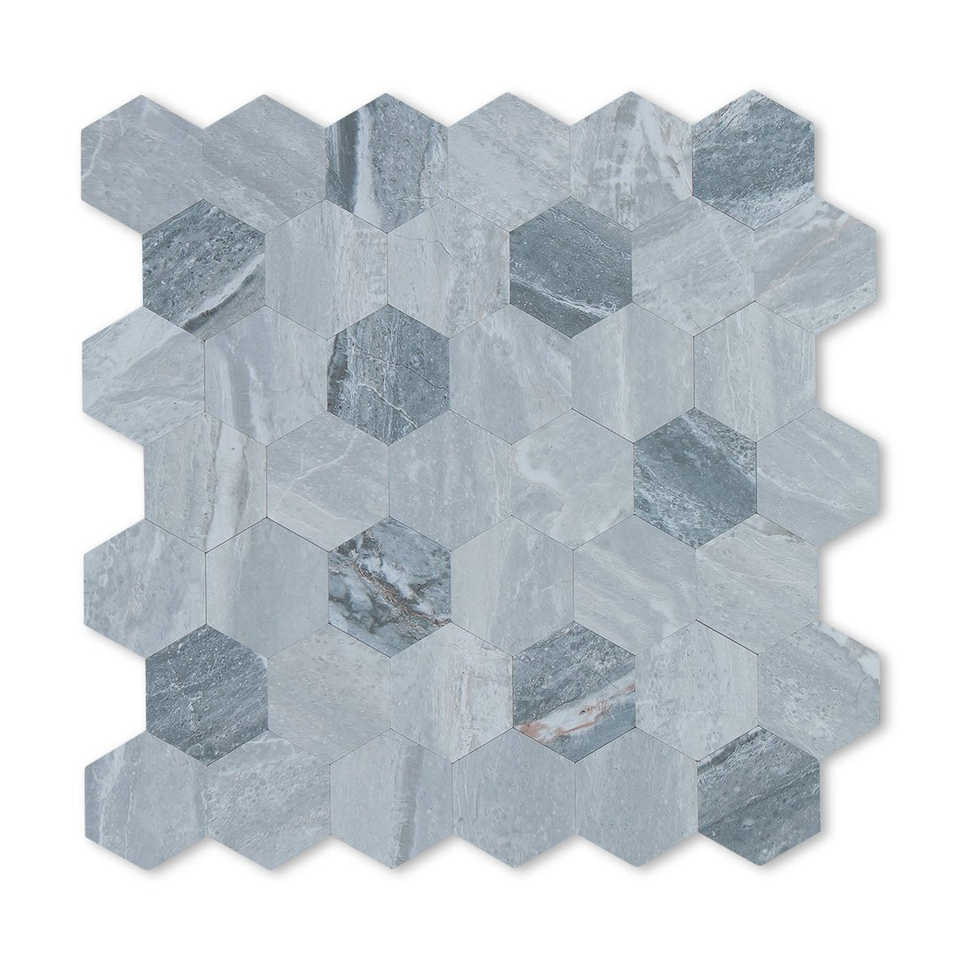 Hexagon Stick on Composite Tile - Stone - Stick on Tiles AustraliaStick on Tiles Australia