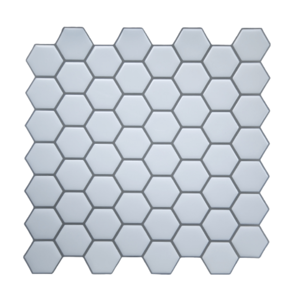 Hexagon Stick on Tile - White - Stick on Tiles AustraliaStick on Tiles Australia