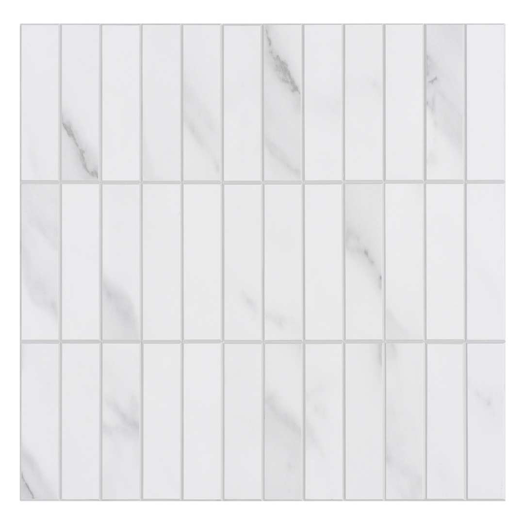 Kit Kat Stick on Composite Tile - Carrara Marble - Stick on Tiles AustraliaStick on Tiles Australia