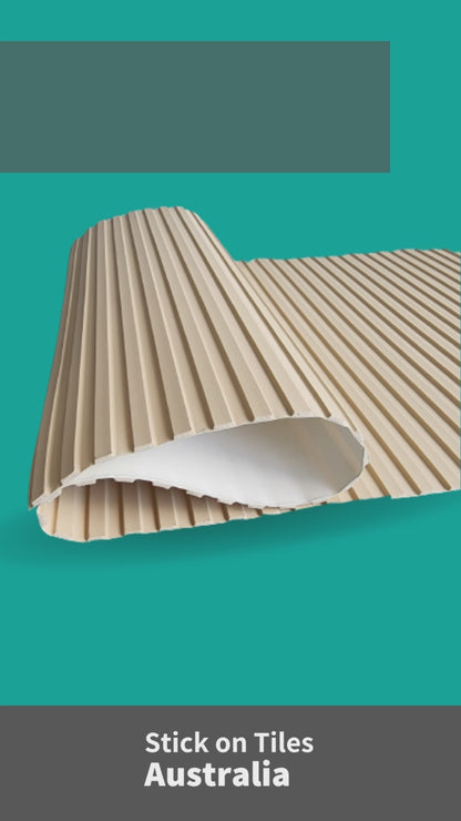 Flexible Wood Roll Panels - Demi Round – Stick on Tiles Australia
